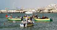 fishing photos in the port of Gaza